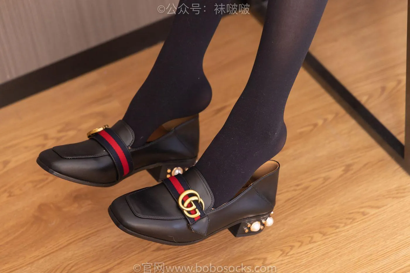 [BoBoSocks袜啵啵]NO.064 稚予-平底鞋、厚黑丝 [137P]插图2